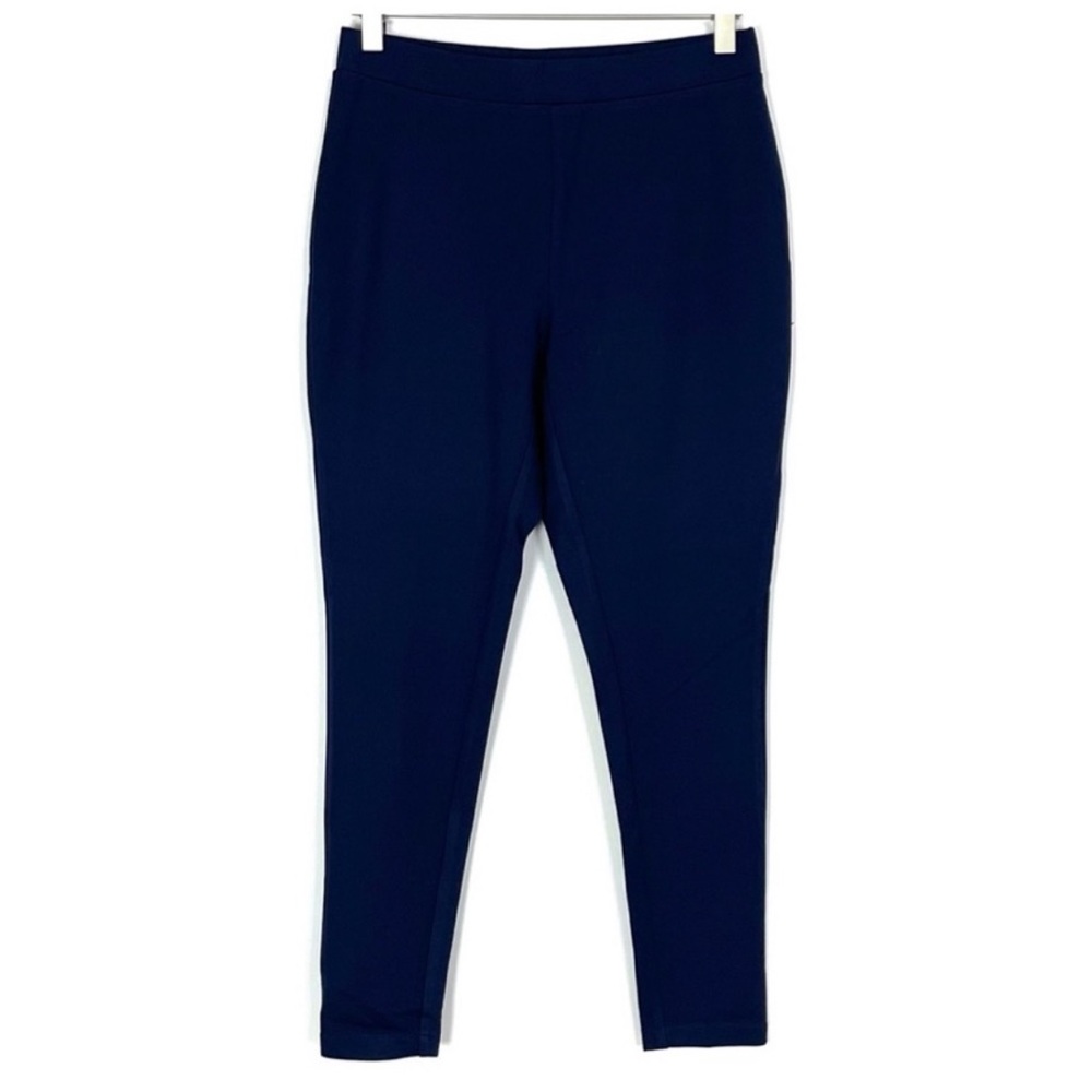 Chico's Cropped Leggings in Navy Blue